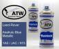 Preview: Land-Rover, Anahulu Blue Metallic, 1AS / JAC / 973: 400ml Sprühdose + 400ml Klarlack - Set, von ATW Autoteile West.